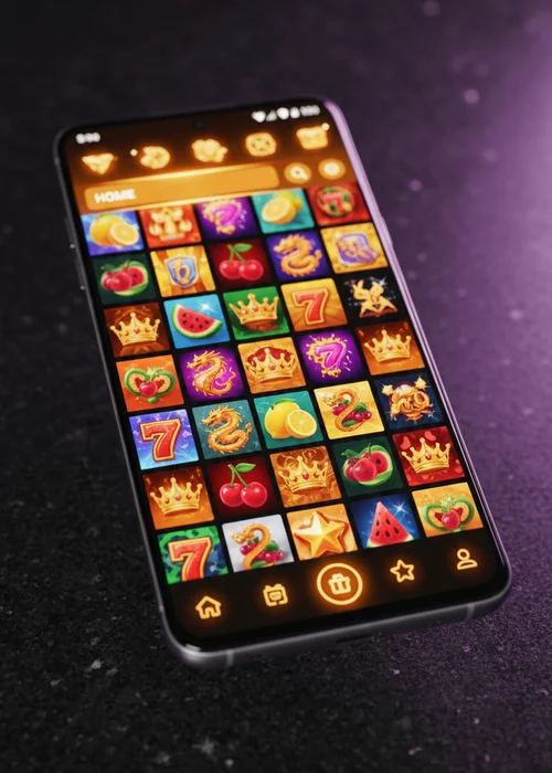 Vibrant Anonbet Casino homepage featuring popular slot games and a welcome bonus banner for players